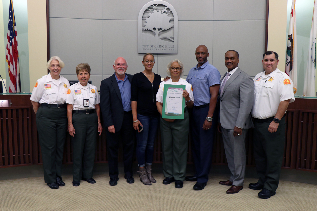 Semi-Annual Volunteer Melba Brown